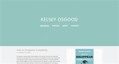 Desktop Screenshot of kelseyosgood.com